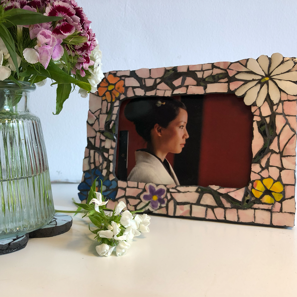 mosaic photo frame